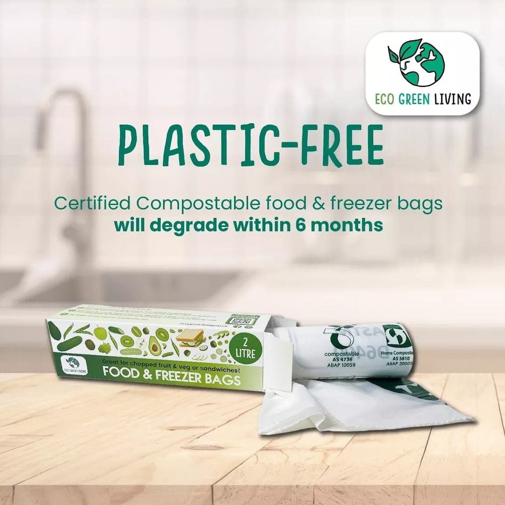 Compostable Food & Freezer Bags Eco green Living &Keep