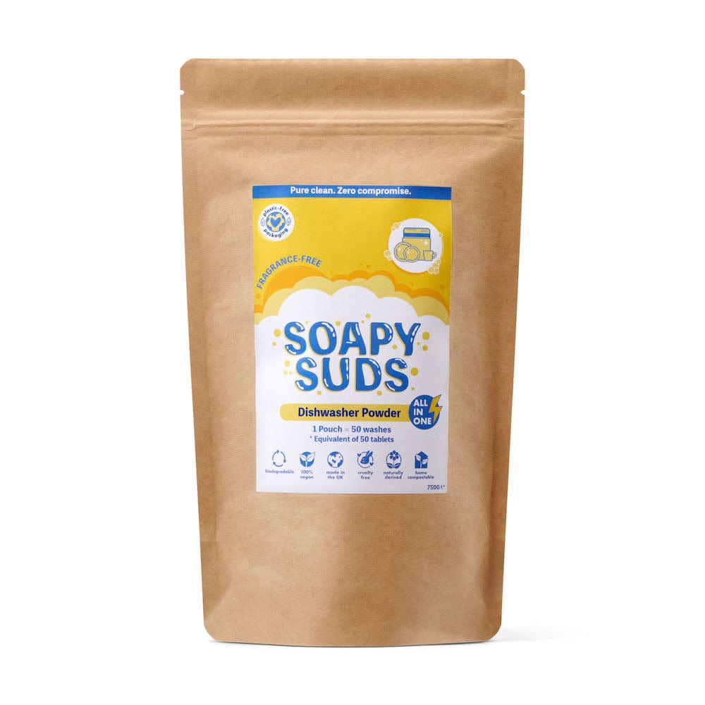 Soapy Suds Dishwasher Powder Fragrance Free &Keep