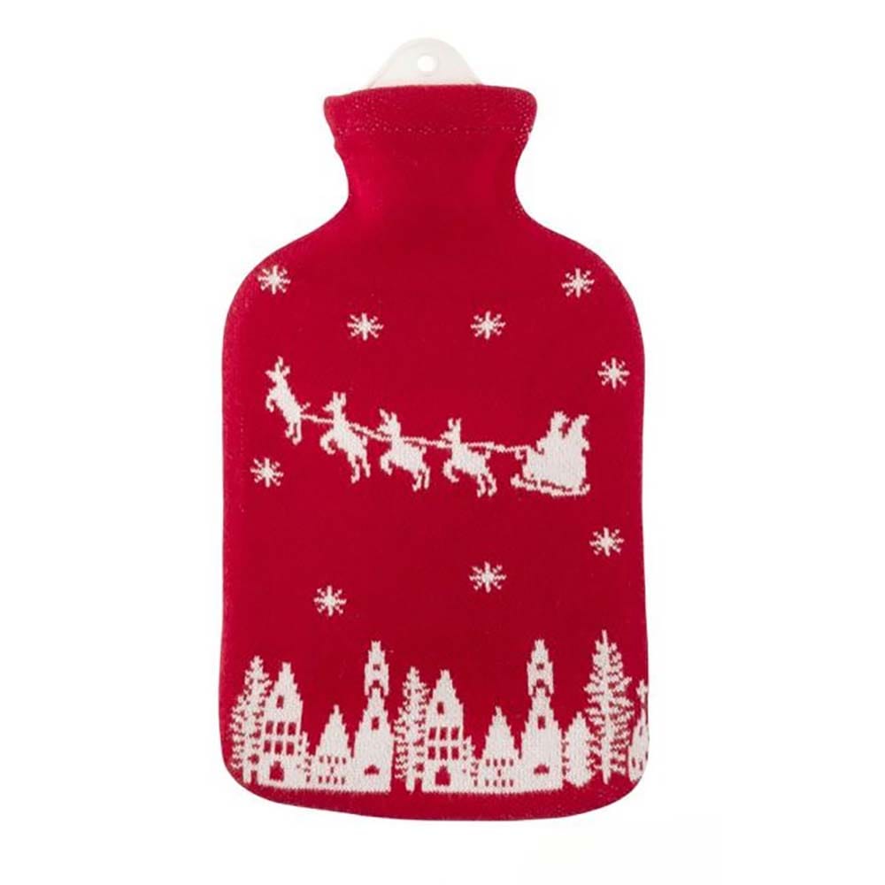 Hot water bottle for Christmas sweater red SOXO large rubber warmer for a  Christmas gift, ACCESSORIES \ HOT WATER BOTTLES WOMEN'S DAY \ HOT WATER  BOTTLES AUTUMN \ HOT WATER BOTTLES