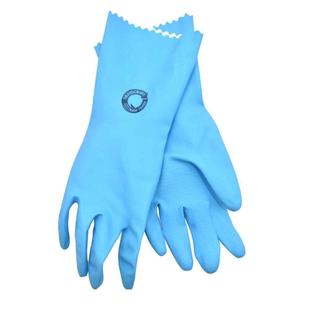 Traidcraft Rubber Household Gloves - Medium Shared Earth &Keep