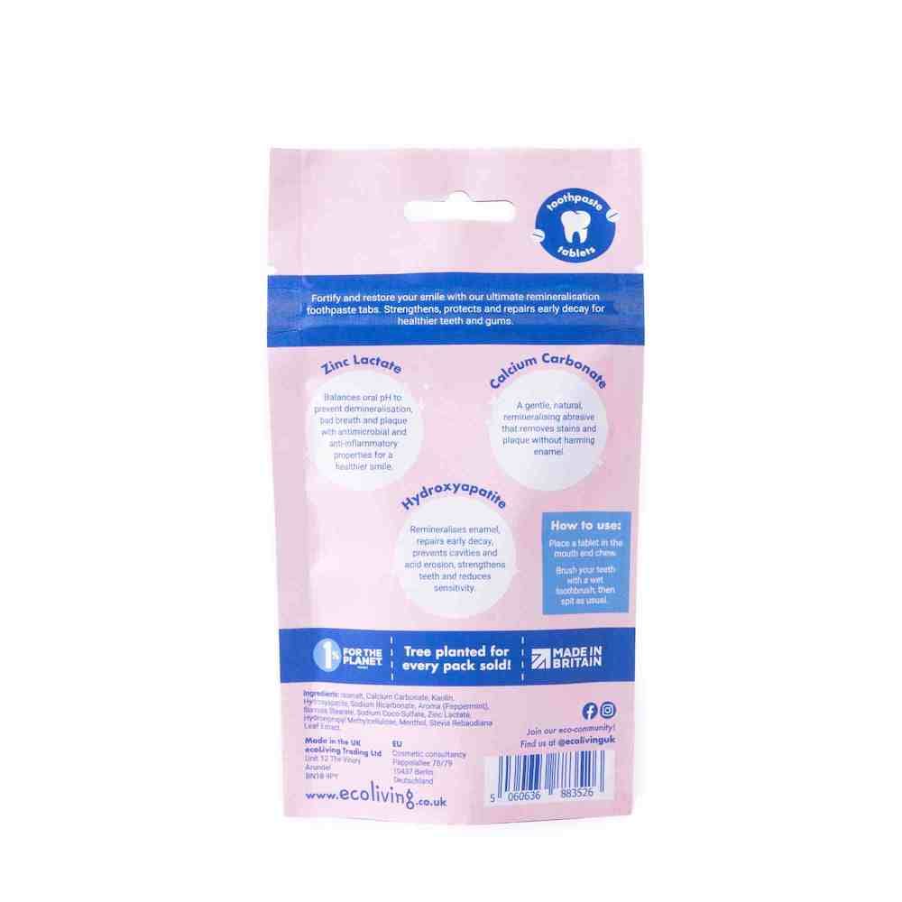 ecoLiving Mineral Boost Hydroxyapatite Toothpaste Tablets &Keep