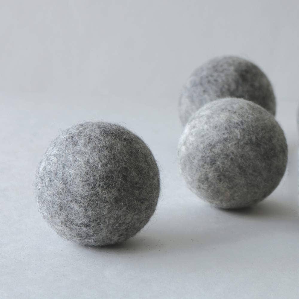 Earthkind Grey Wool Dryer Balls - Set of 3