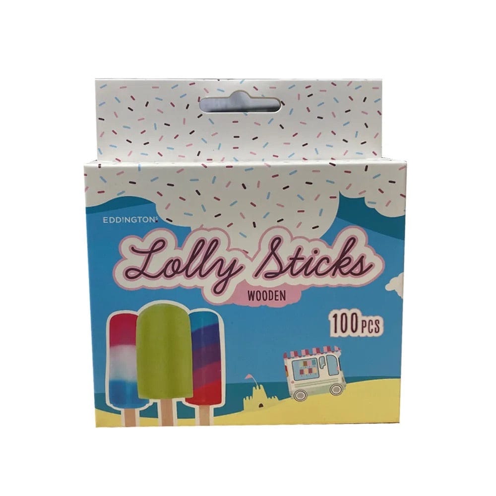 Wooden Lolly Sticks - Pack of 100 &Keep