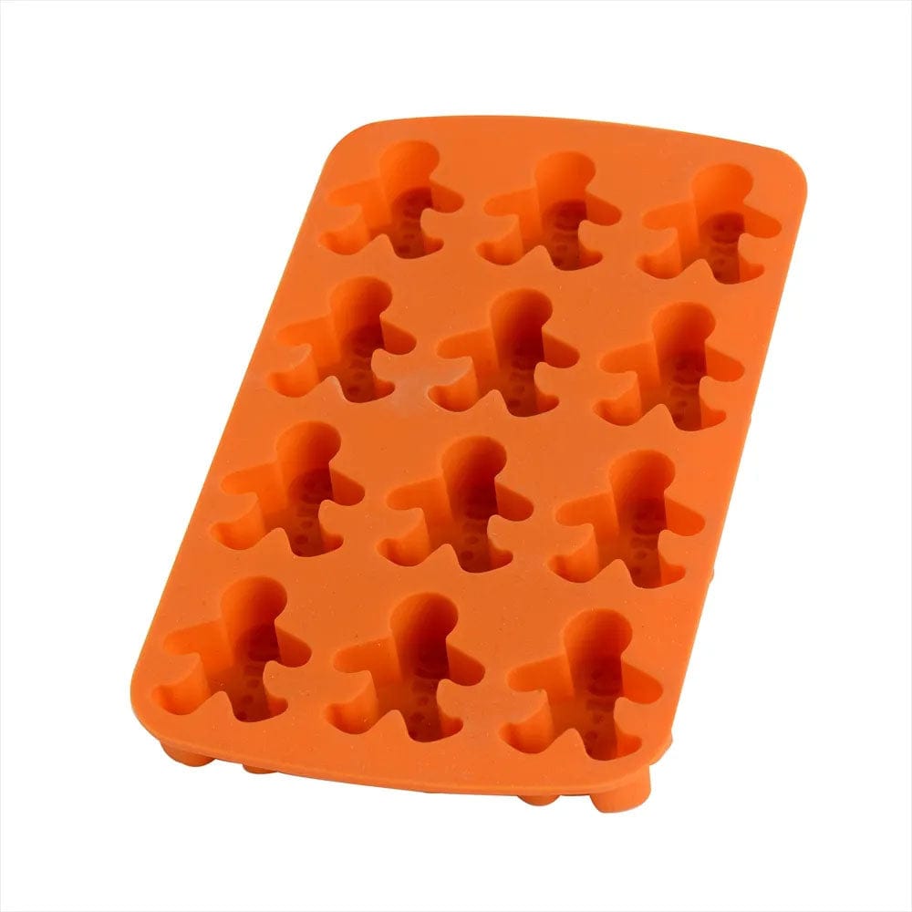 Christmas Gingerbread Man Chocolate, Jelly & Ice Cube Silicone Mould &Keep