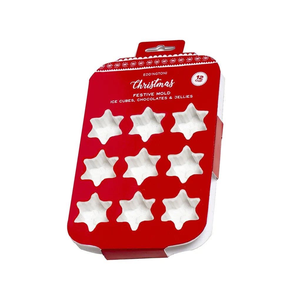 Christmas Snowflake Chocolate Jelly & Ice Cube Silicone Mould