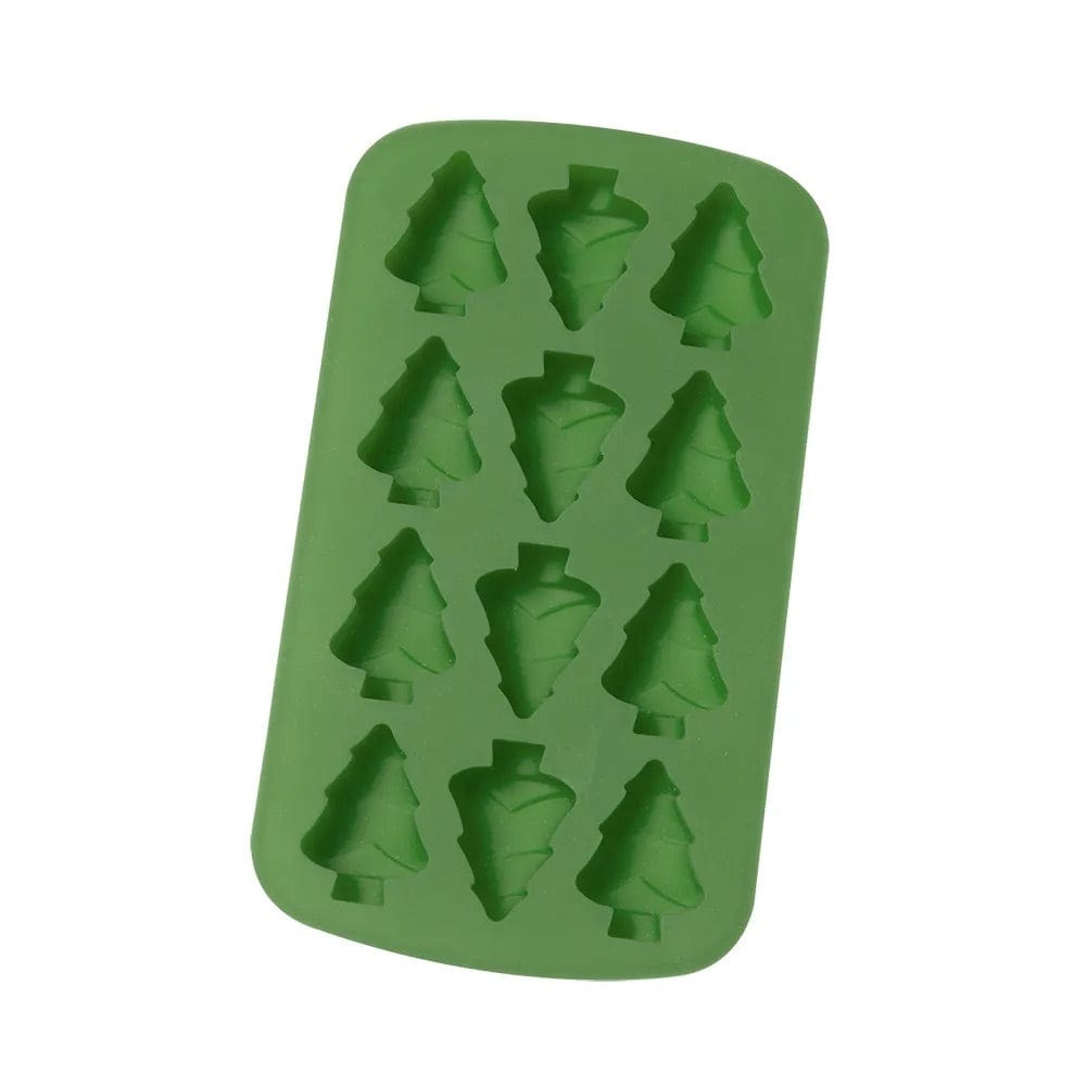 Christmas Tree Chocolate, Jelly & Ice Cube Silicone Mould &Keep