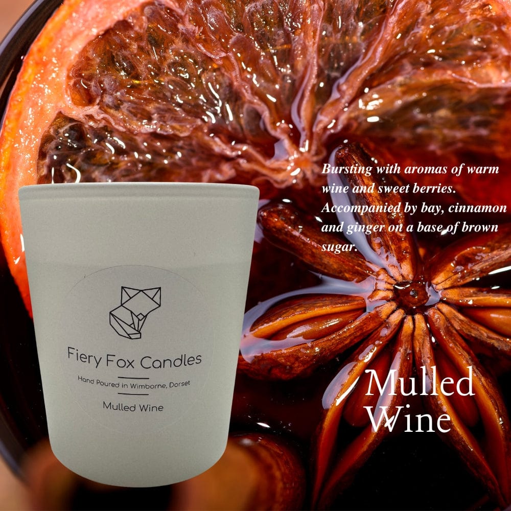 Mulled Wine Scented Fiery Fox Soy Wax Candles &Keep