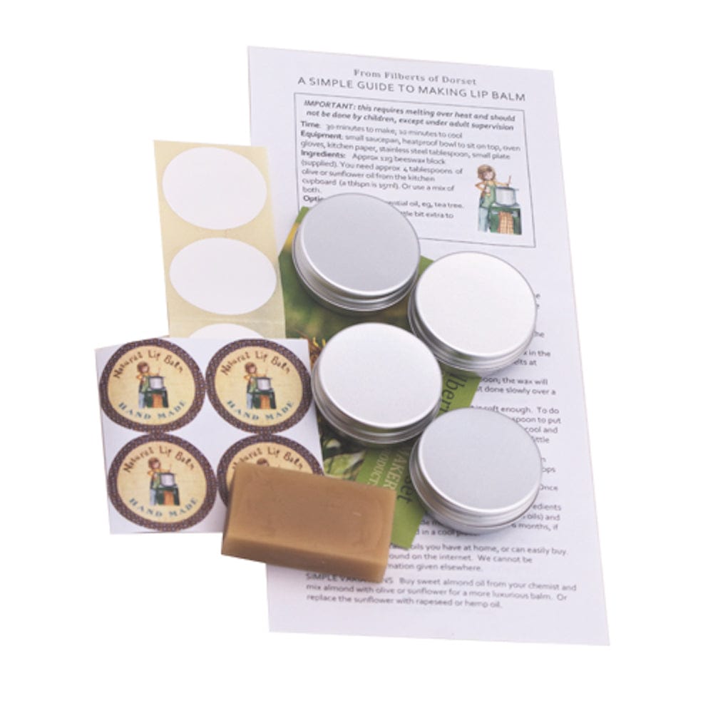 Make Your Own Lip Balm Kit by Filberts Bees &Keep