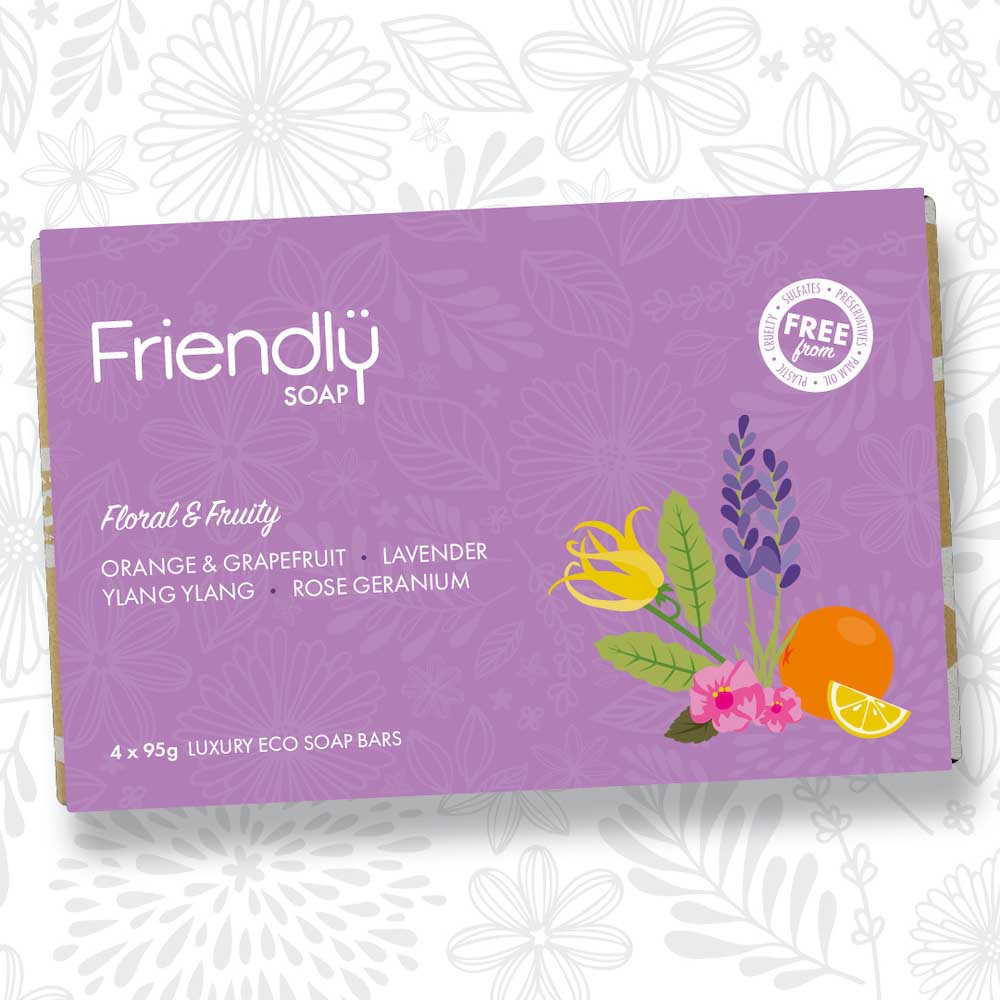 Friendly Soap Selection Box - Floral & Fruity &Keep