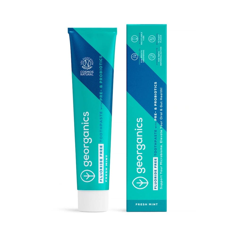Georganics Prebiotics & Probiotics Toothpaste - Fluoride Free &Keep