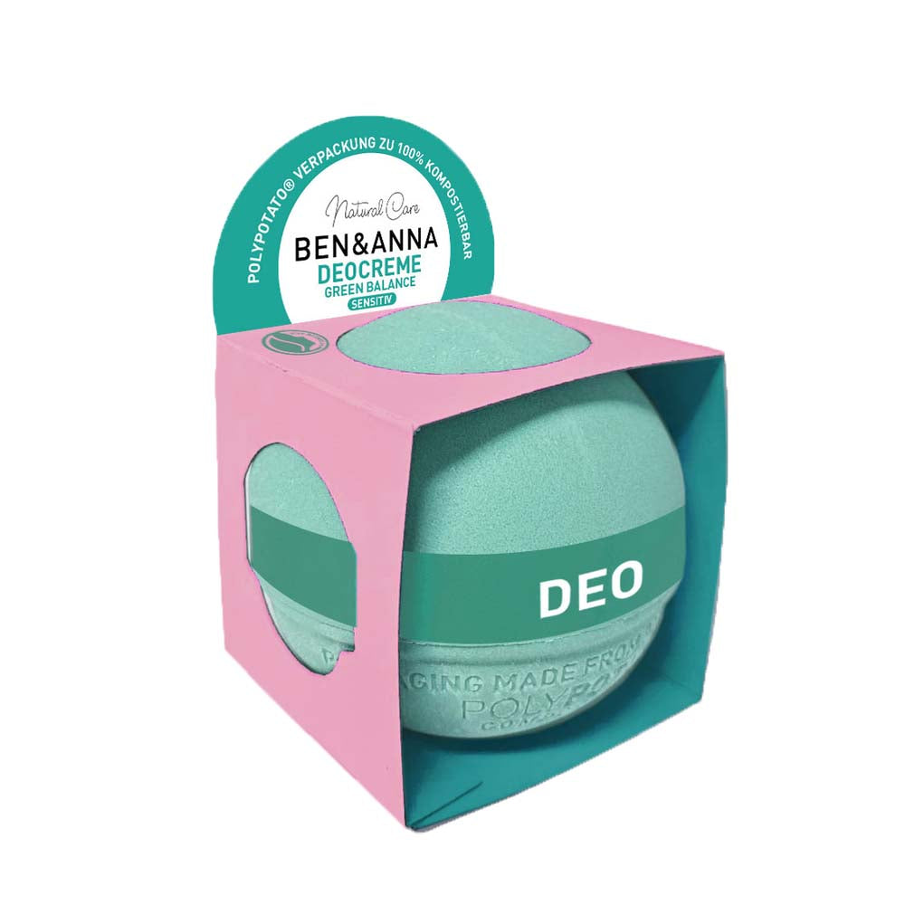 Ben & Anna PolyPotato Deodorant Cream - Green Balance (Sensitive) &Keep