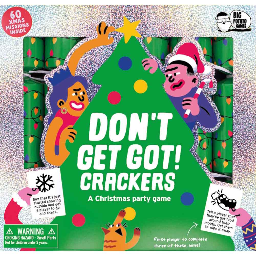 Don't Get Got FSC Christmas Crackers & Game Box of 6 &Keep