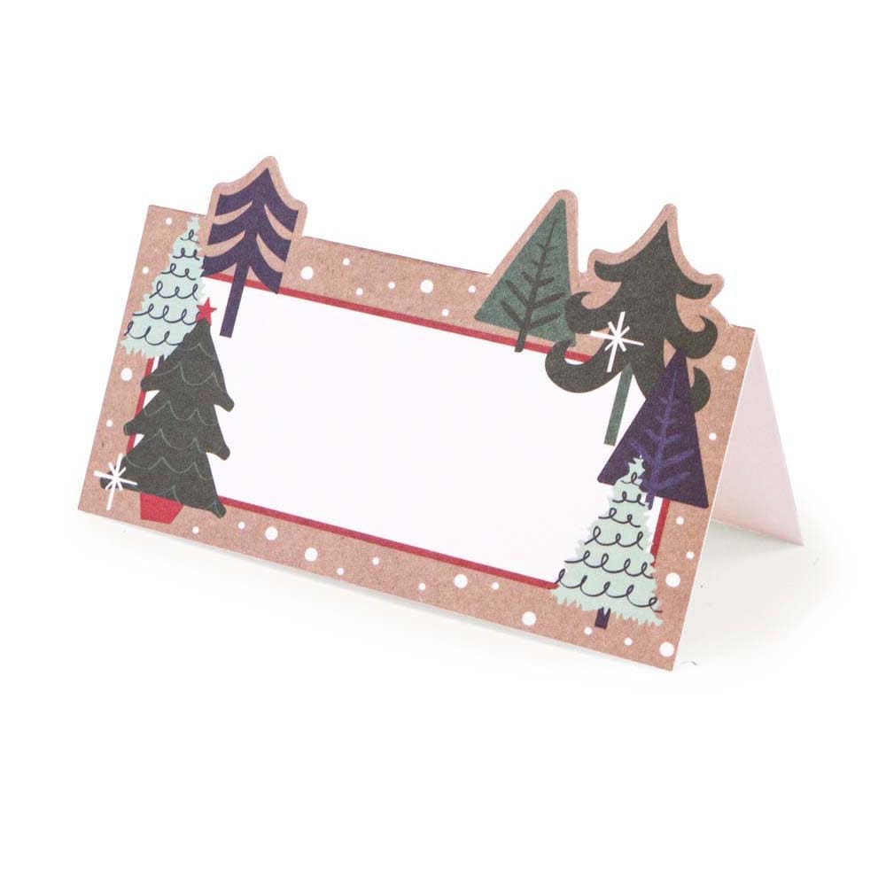 Christmas Forest Place Cards Pack of 6 &Keep