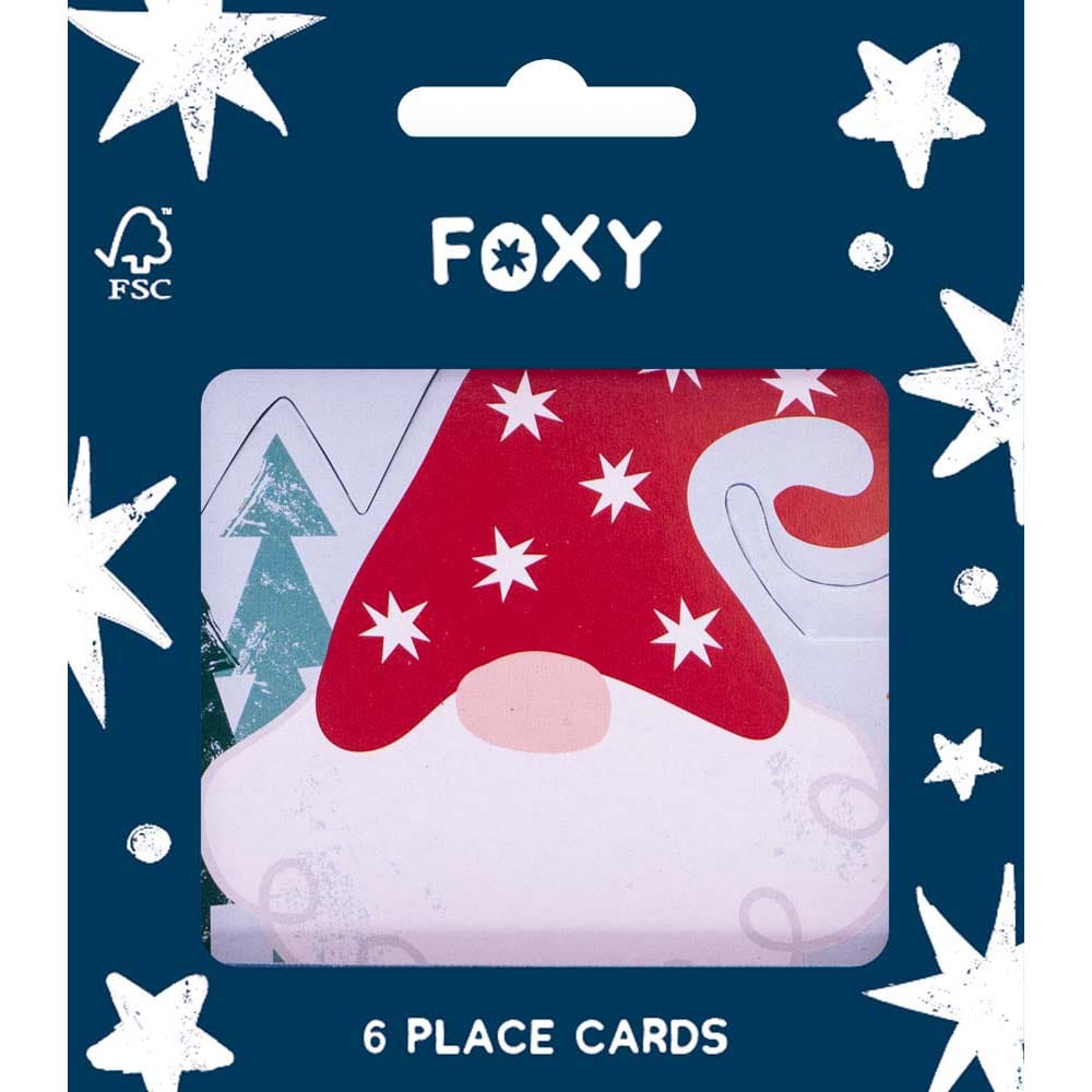 Gonk Christmas Place Cards Pack of 6 &Keep