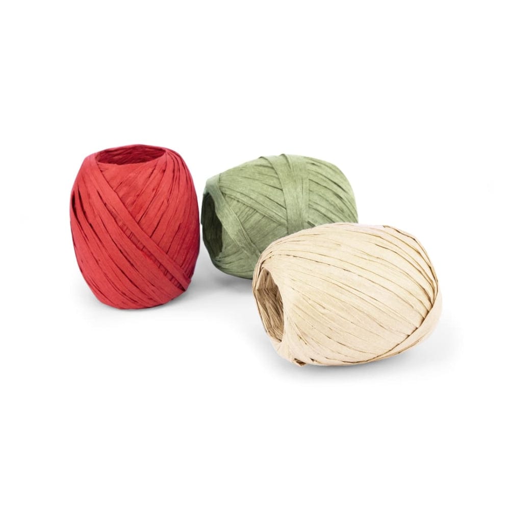 Laura Ashley Raffia Ribbon Set 3 x 20m &Keep