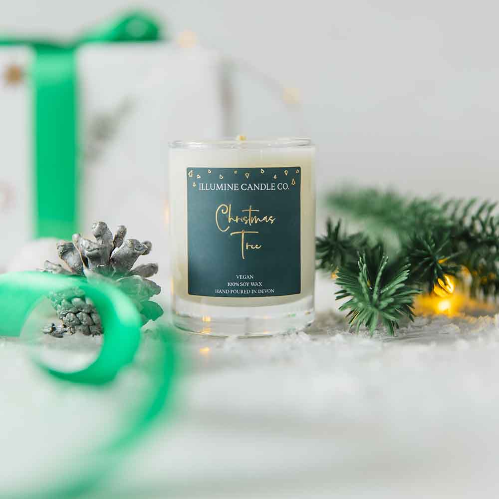 Christmas Tree Soy Wax Candle Illumine Candle Co. &Keep