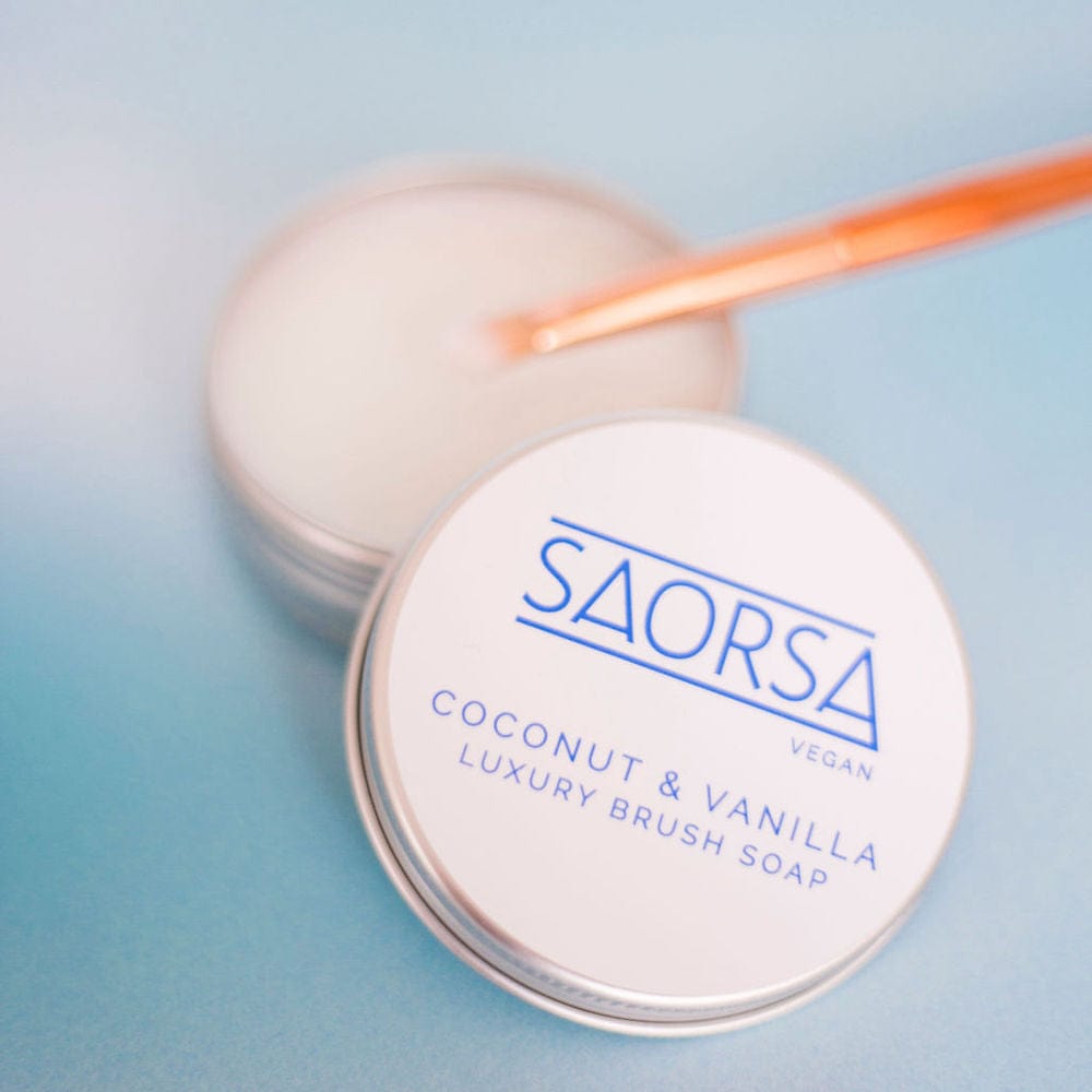 Vegan Make-Up Brush Cleaning Soap - Coconut & Vanilla &Keep