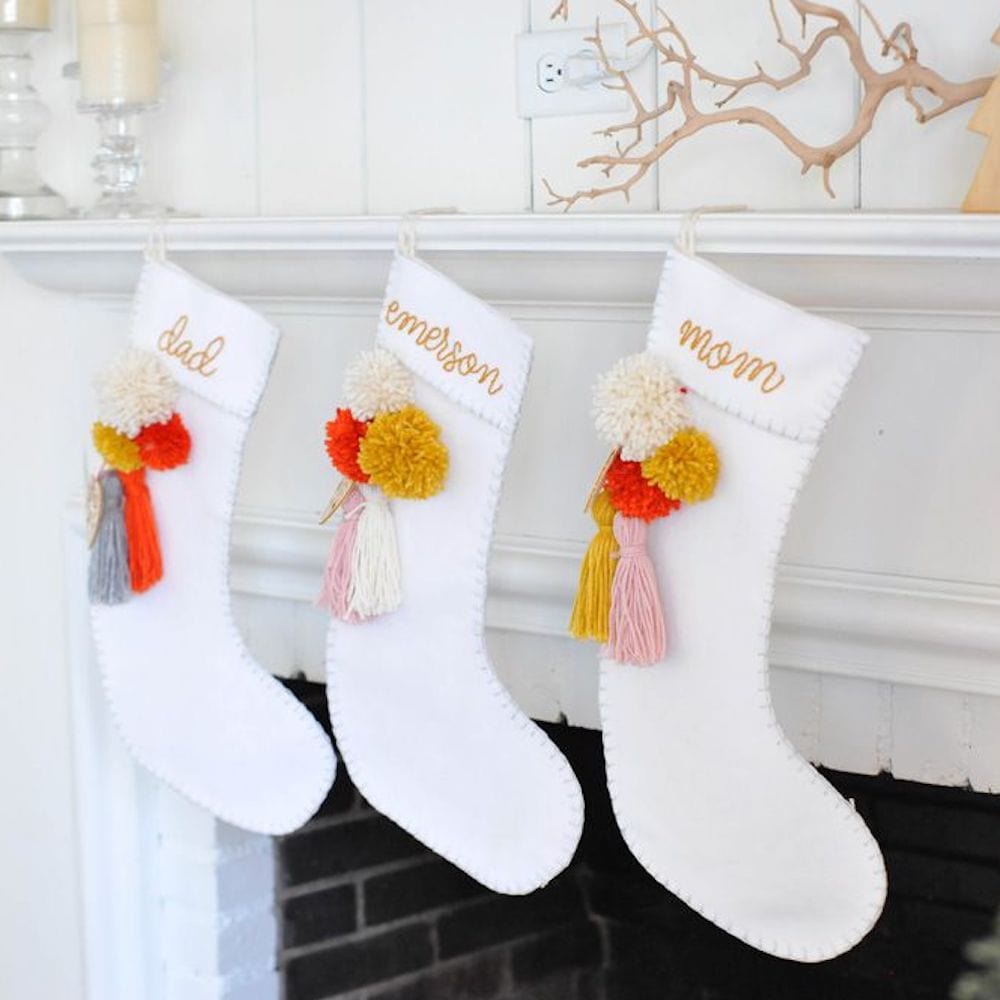 Cotton Christmas Stocking for Decorating &Keep