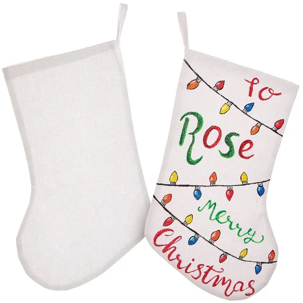 Cotton Christmas Stocking for Decorating &Keep