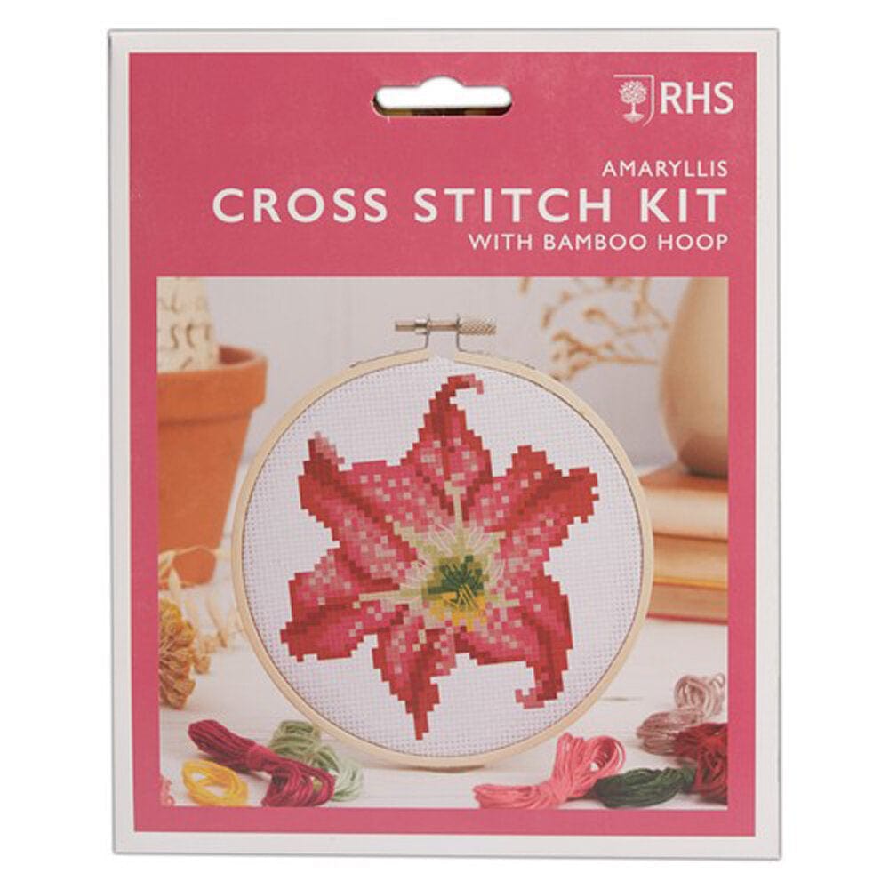 RHS Cross Stitch Kit - Amaryllis &Keep