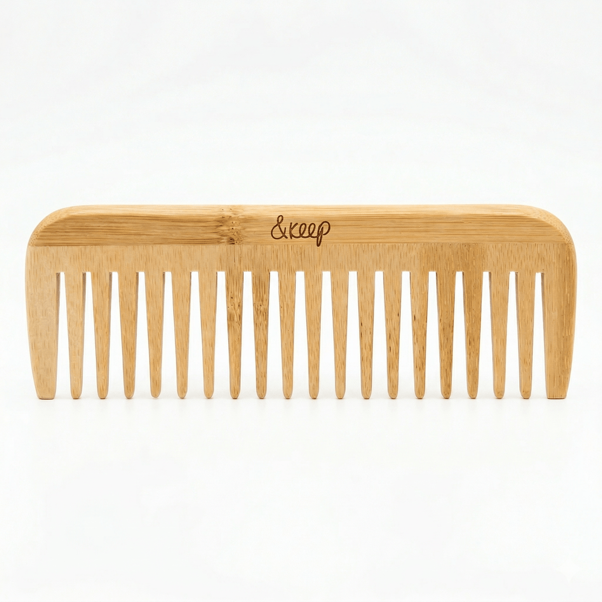 &Keep Bamboo Comb Sustainable Plastic-Free Natural Haircare | &Keep