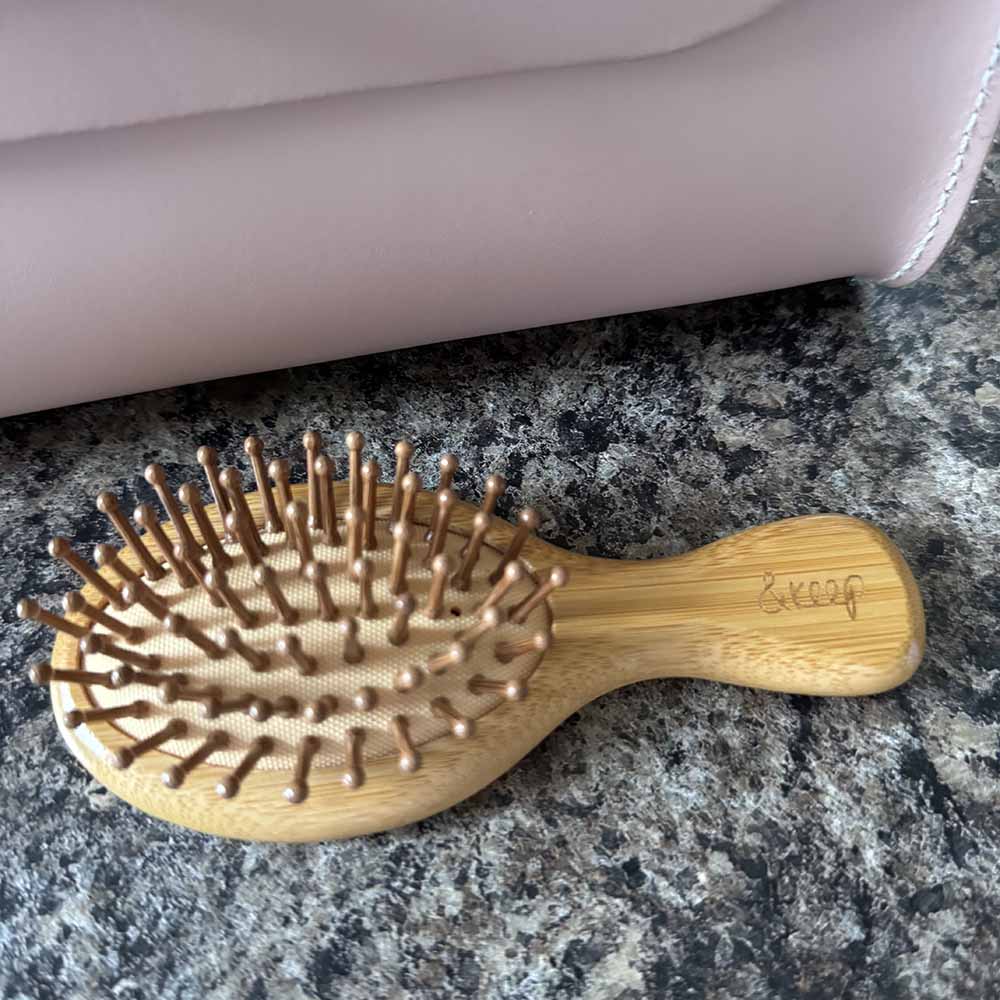 &Keep Mini Bamboo Hair Brush &keep