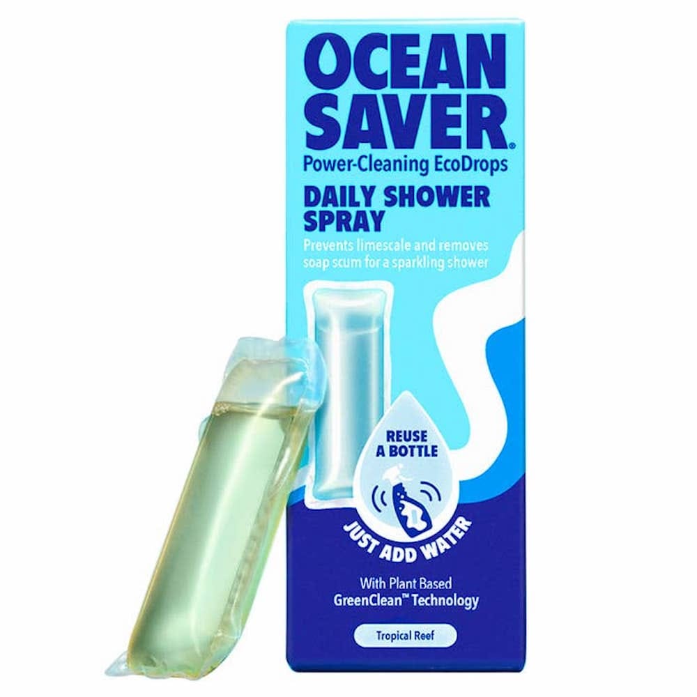 Oceansaver Daily Shower Spray Plastic Free Cleaning Drop - Tropical Reef &Keep