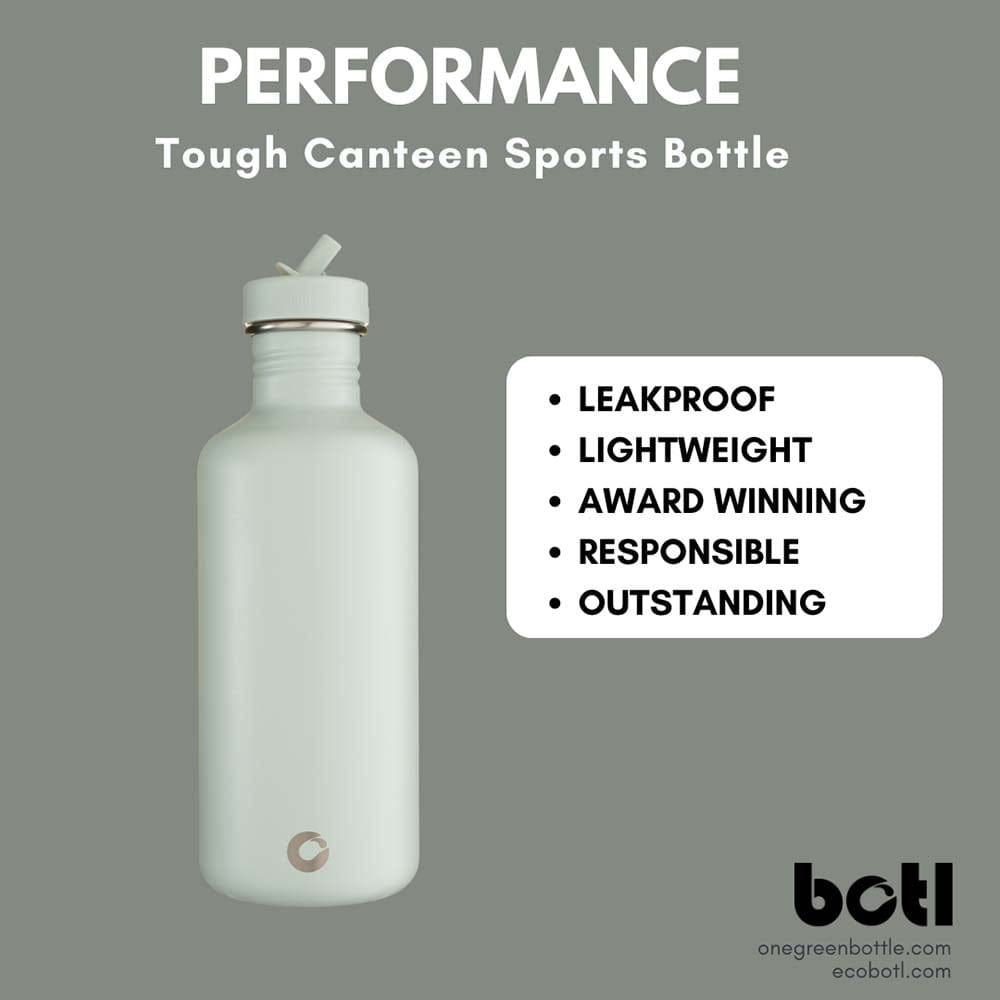 One Green Bottle Tough Canteen 1200ml Classic Sports Cap &Keep