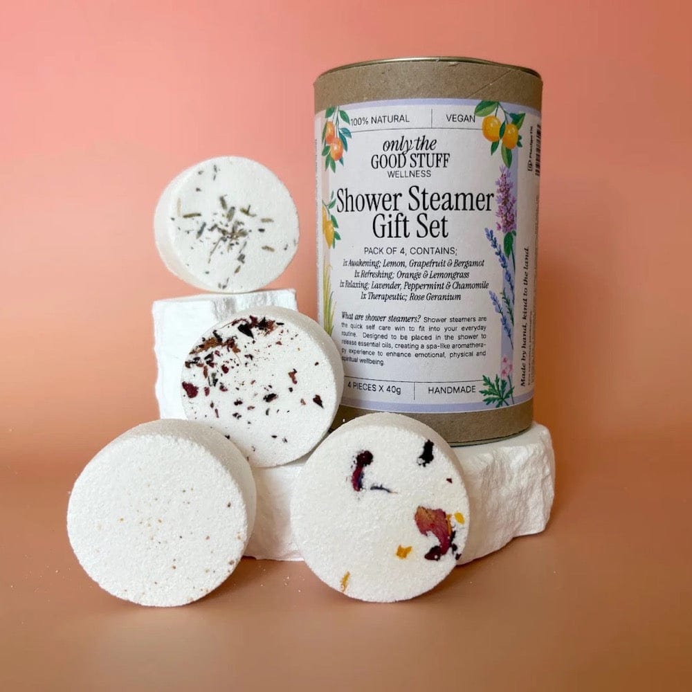 Shower Steamer Gift Set of 4 Only The Good Stuff &Keep