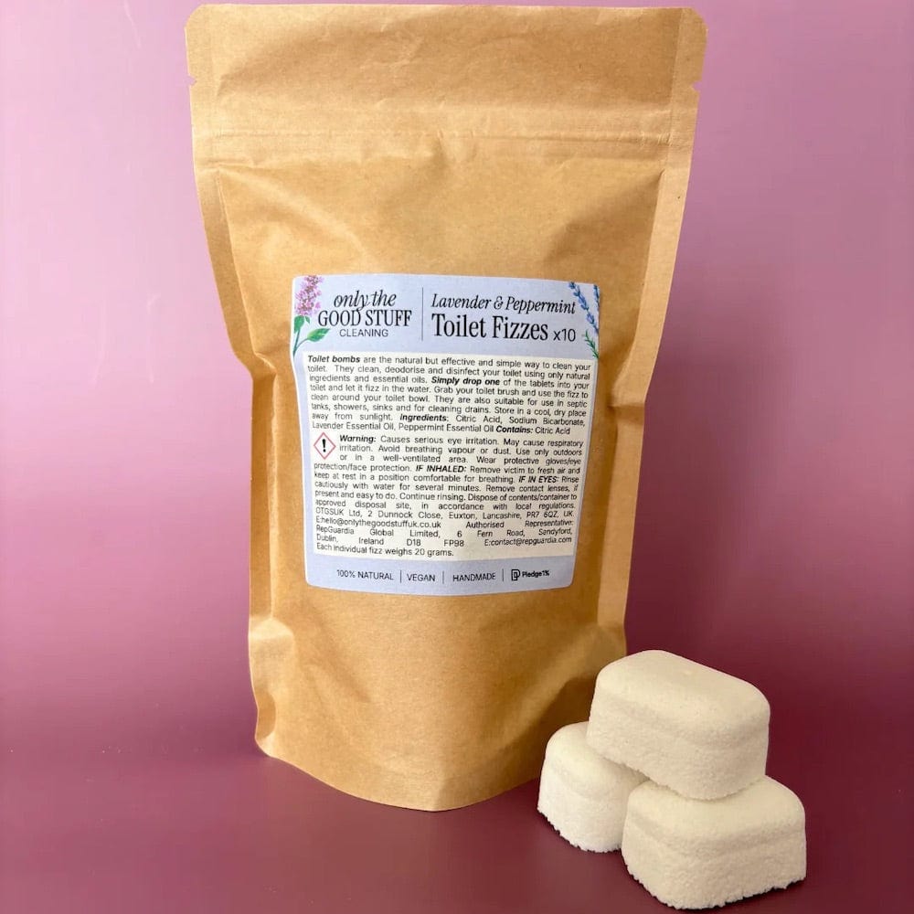 Lavender & Peppermint Toilet Bombs Pack of 10 Only The Good Stuff &Keep