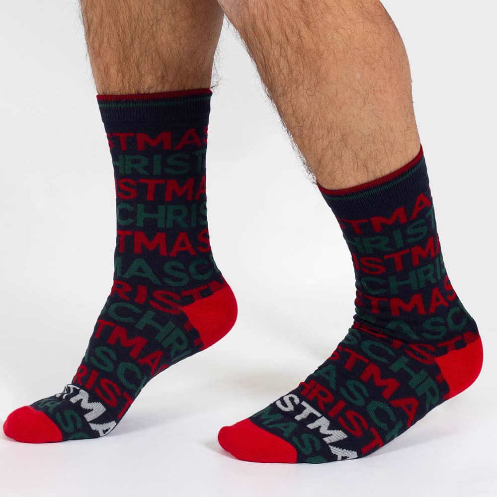 Christmas Message Men's Bamboo Socks by Thought &Keep