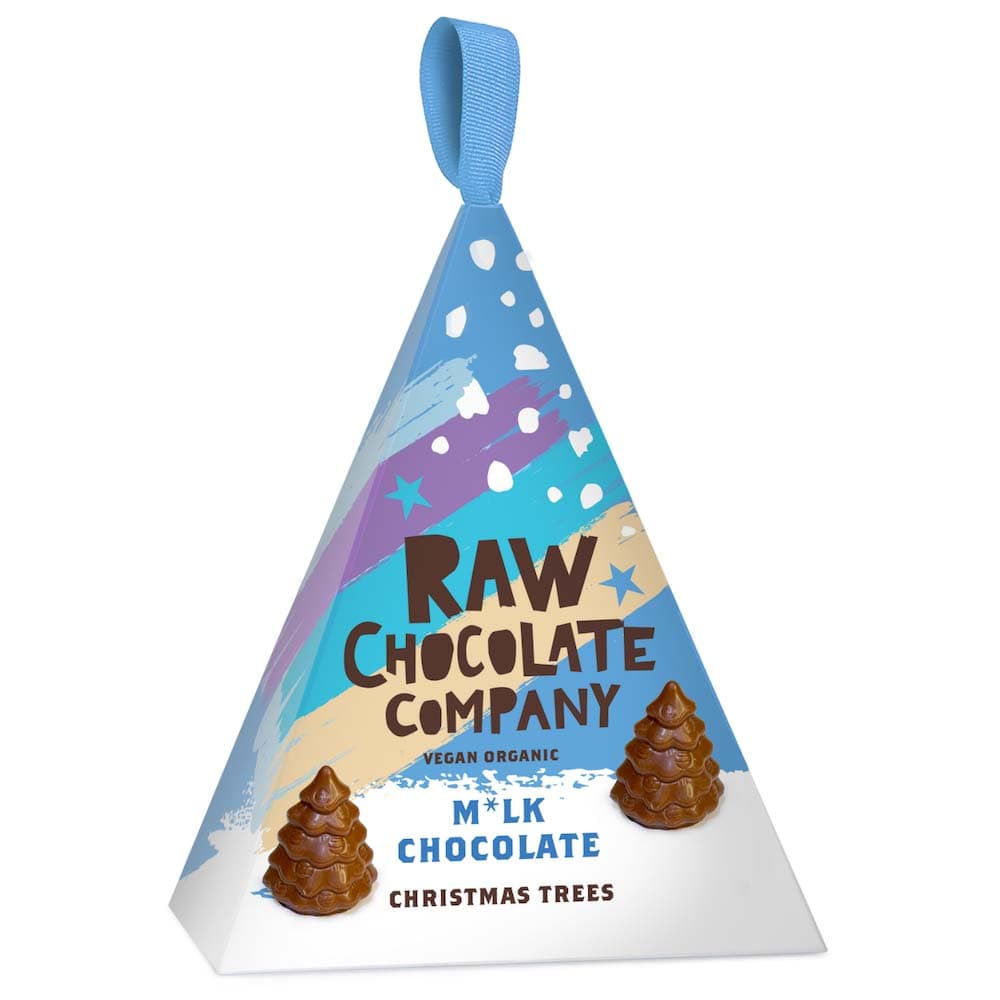 Raw Chocolate M*lk Chocolate Christmas Trees &Keep