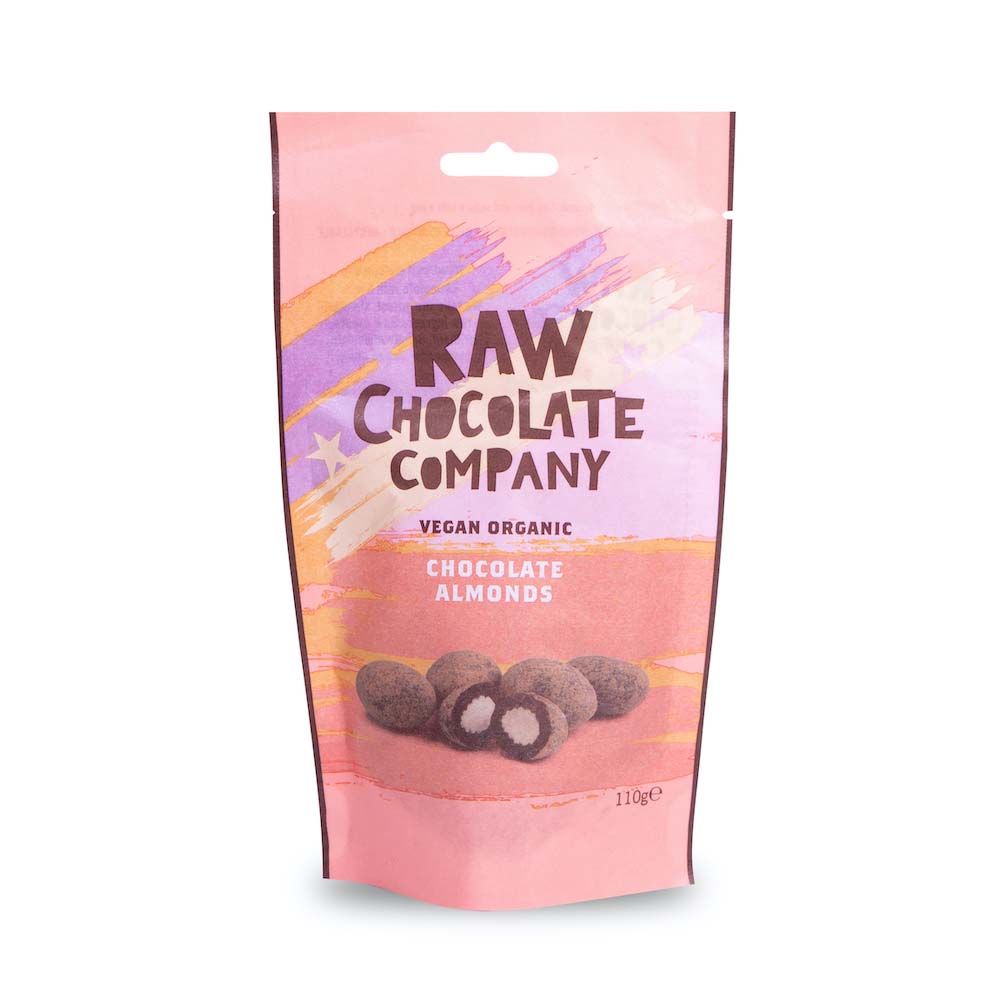 Vegan Organic Chocolate Almonds by Raw Chocolate Company &Keep