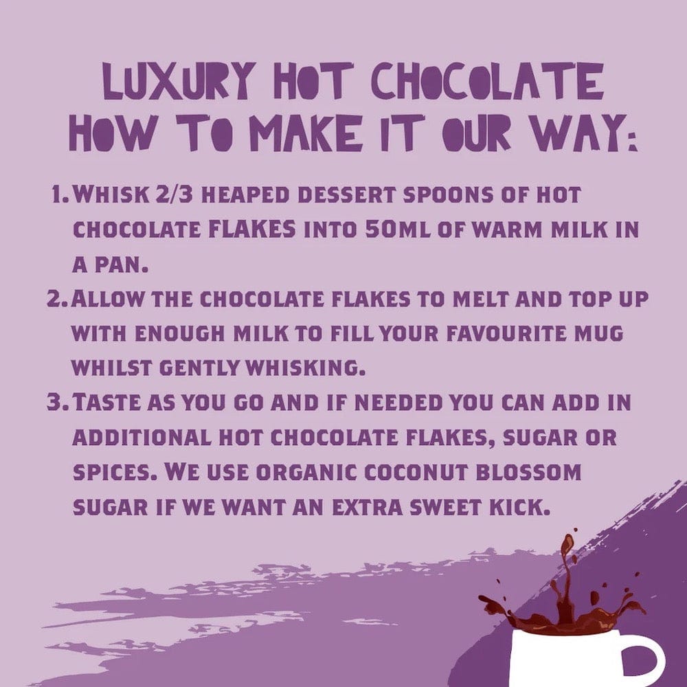 Luxury Vegan Hot Chocolate by Raw Chocolate Company &Keep