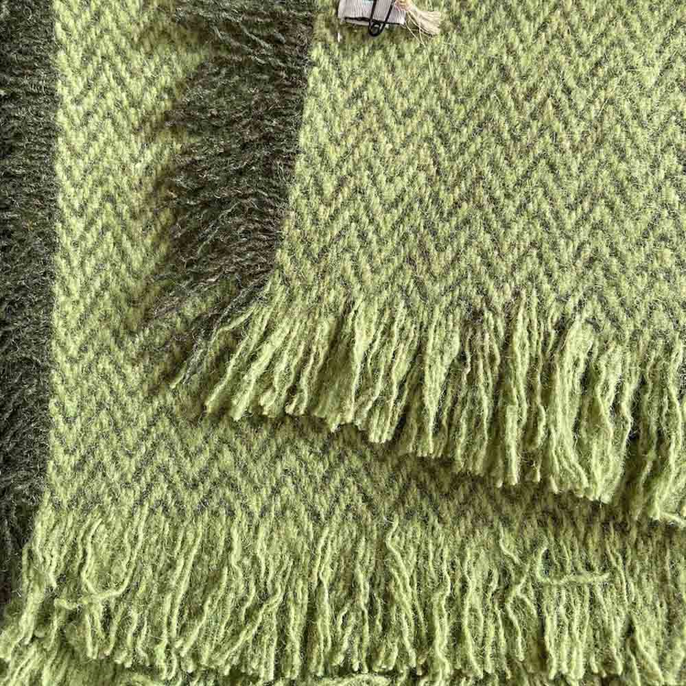 Respiin Recycled Wool Throw/Blanket - Fern