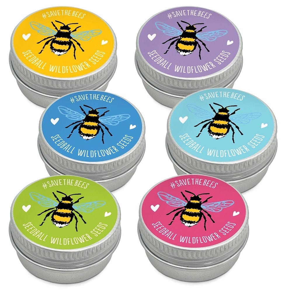 Save The Bees Mini Seedball Tins &Keep