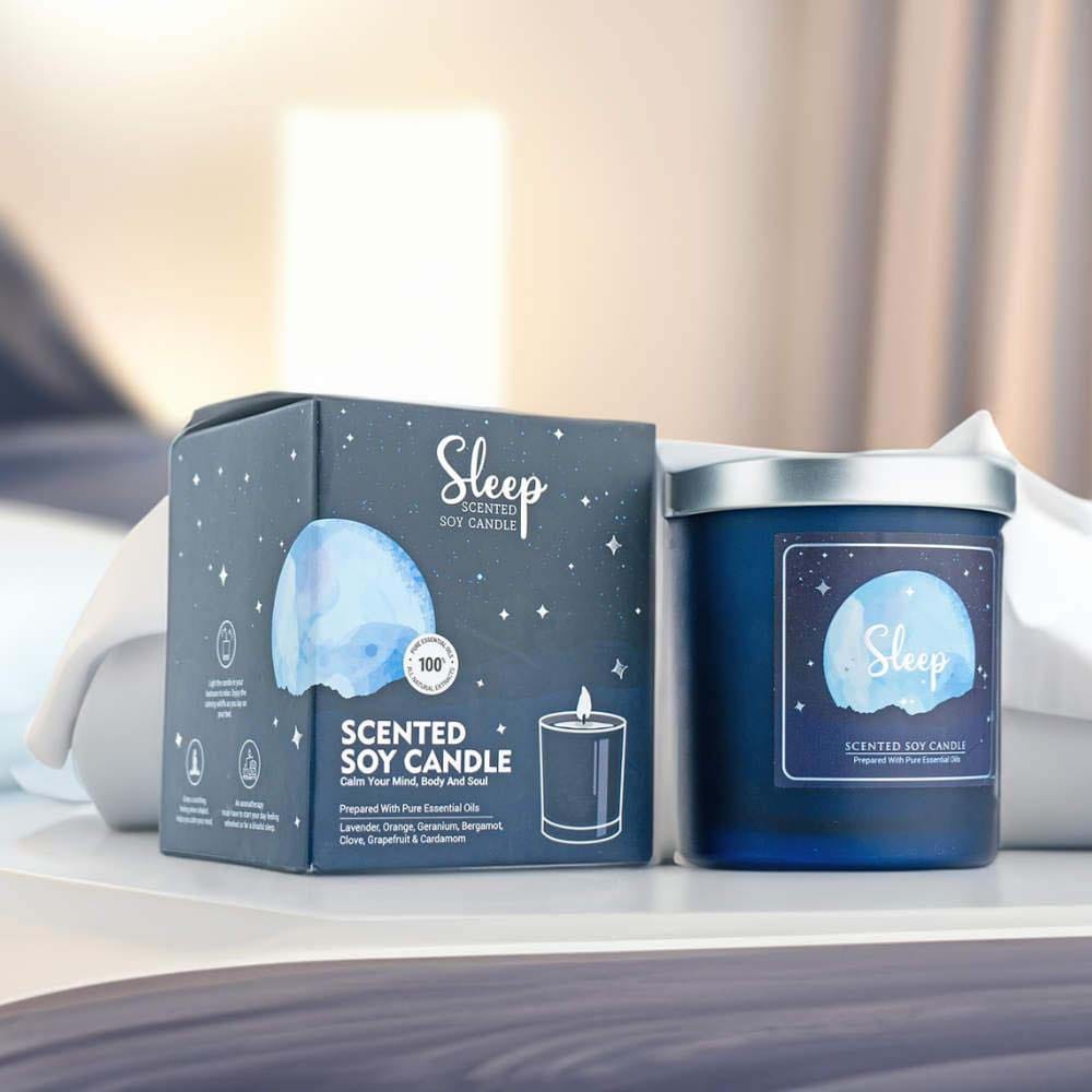 Sleep Soy Candle with Pure Essential Oils &Keep