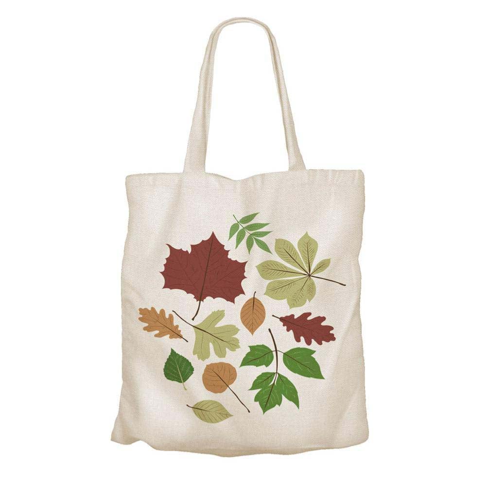 Recycled Cotton Tote Shopping Bag by Shared Earth - British Leaves &Keep