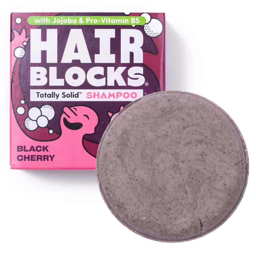 Hair Blocks Solid Shampoo Bar: Black Cherry &Keep