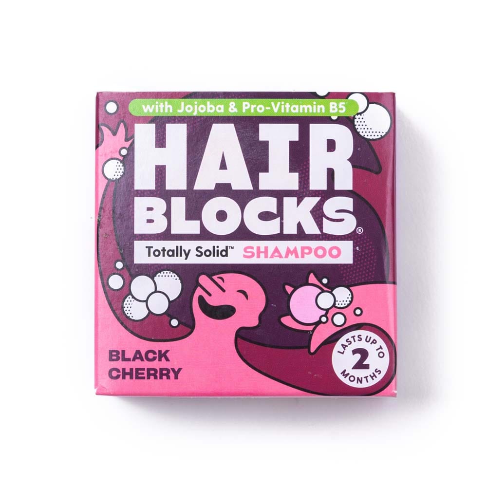 Hair Blocks Solid Shampoo Bar: Black Cherry &Keep