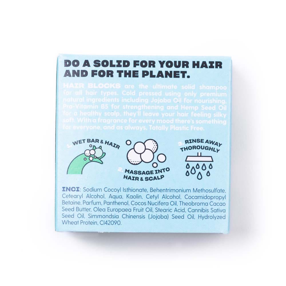 Hair Blocks Solid Shampoo Bar: Peppermint &Keep