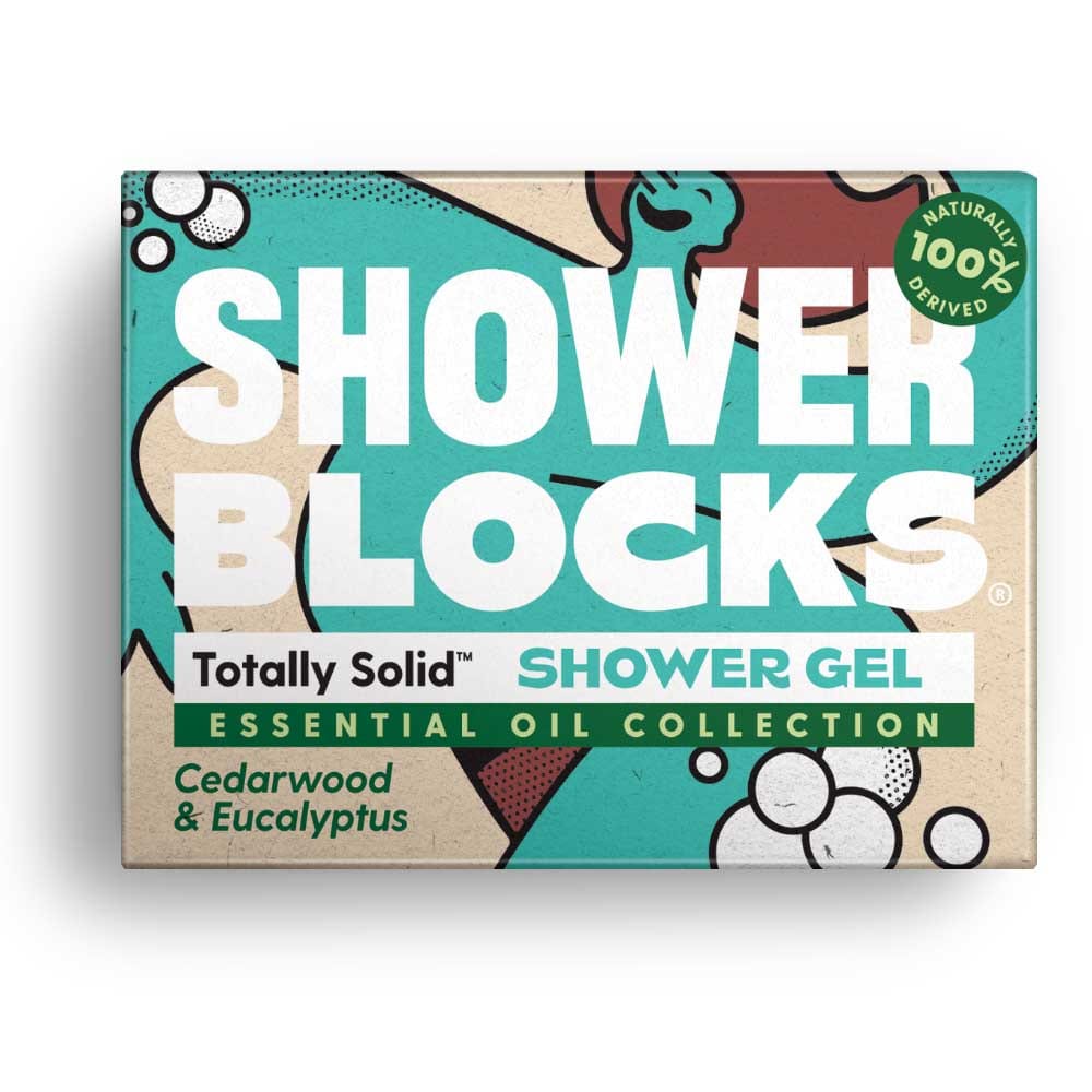 Shower Blocks Cedarwood & Eucalyptus Solid Shower Gel &Keep