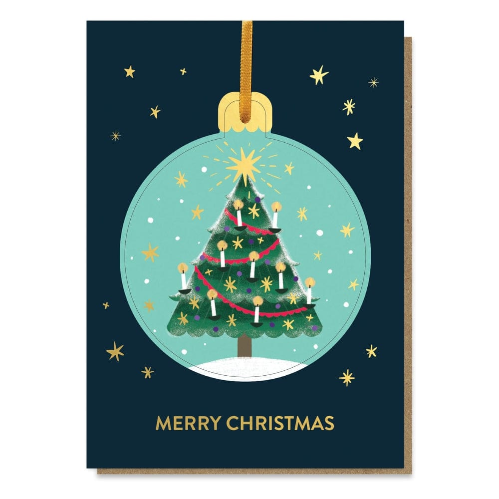 Oh Christmas Tree Pop-Out Bauble Christmas Card &Keep