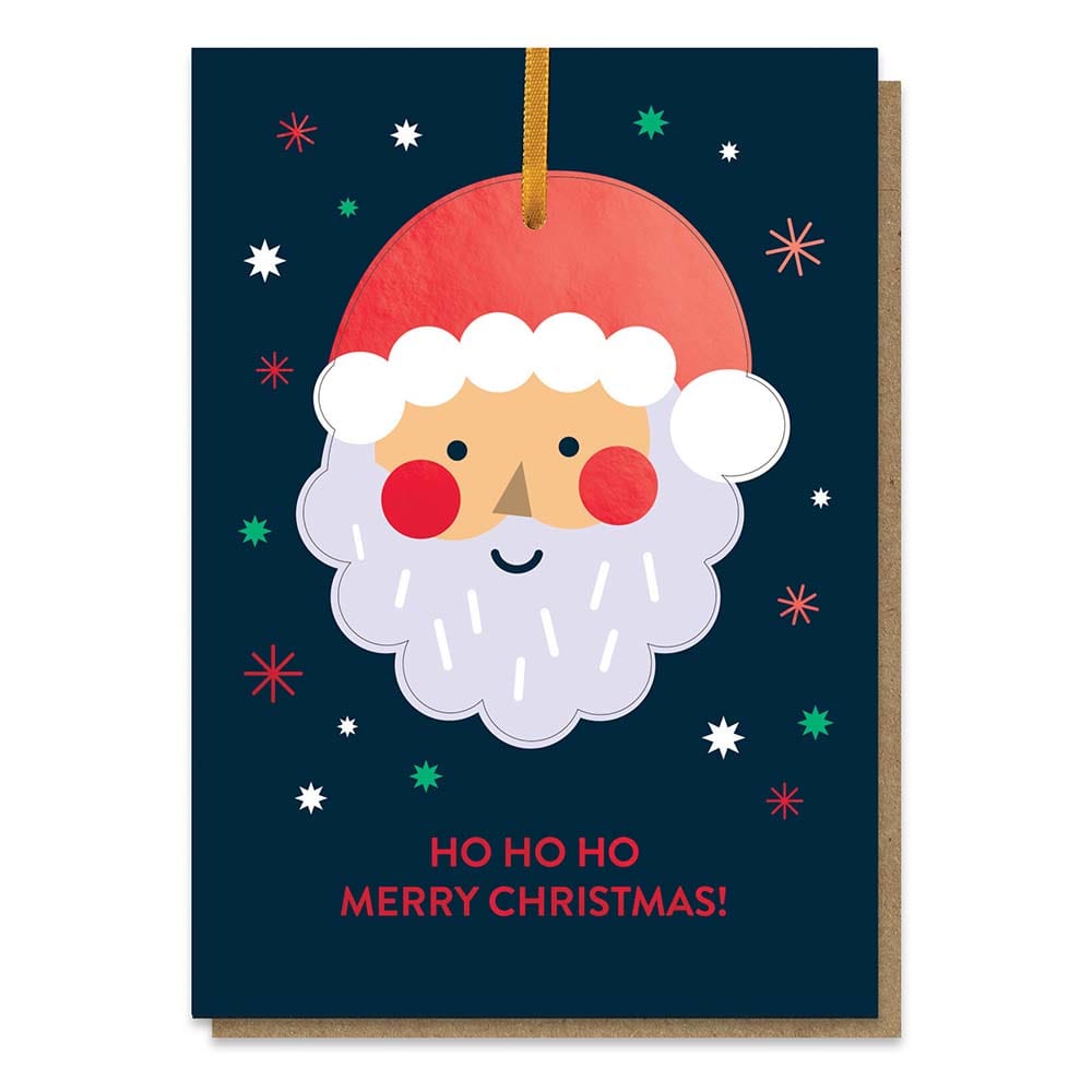 Santa Pop-Out Decoration Christmas Card &Keep