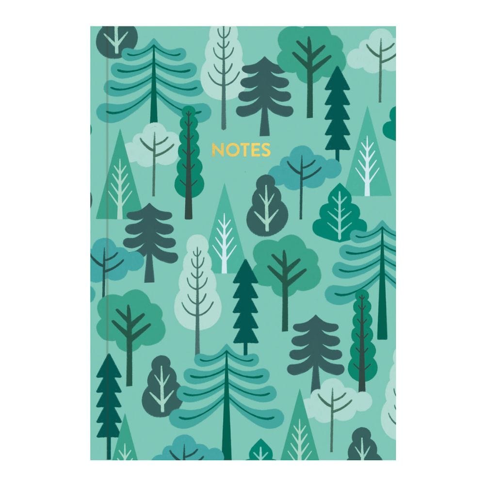 Forest A5 Lined Notebook Stormy Knight &Keep