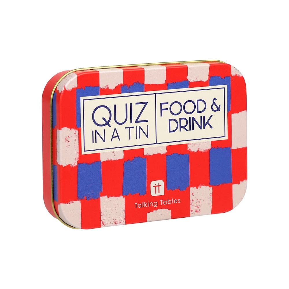Talking Tables Quiz in a Tin - Food &  Drink - &Keep