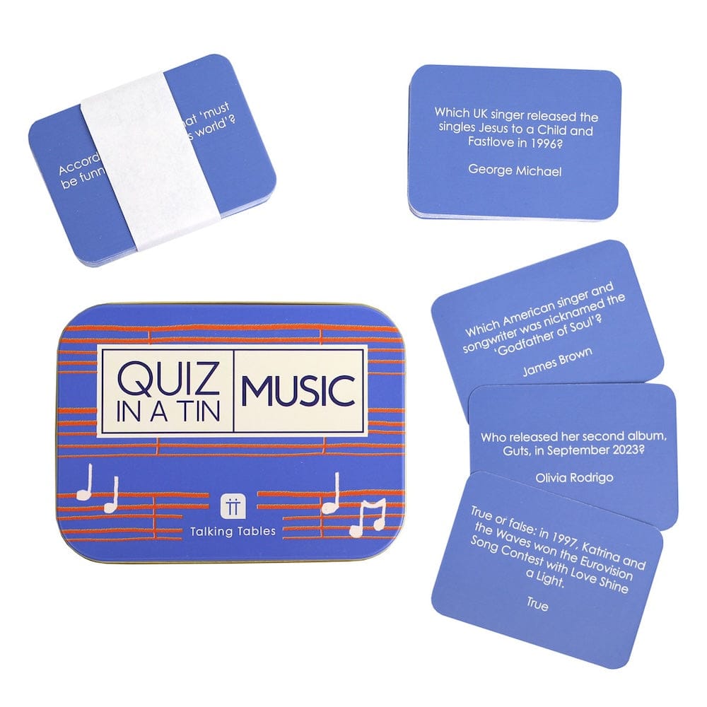 Talking Tables Quiz in a Tin - Music - &Keep