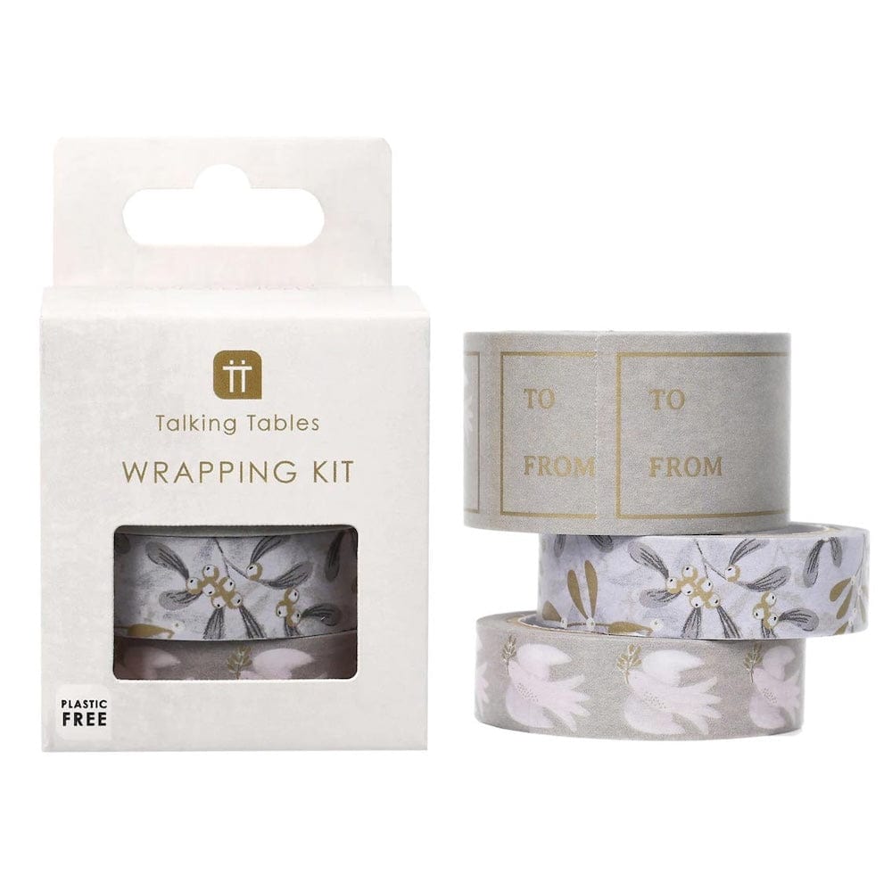 Mistletoe Christmas Washi Tape - 3 Pack Talking Tables &Keep