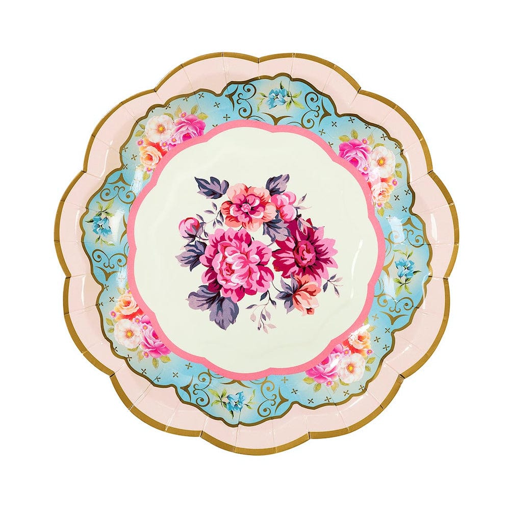 Truly Scrumptious Floral Paper Plates Talking Tables &Keep