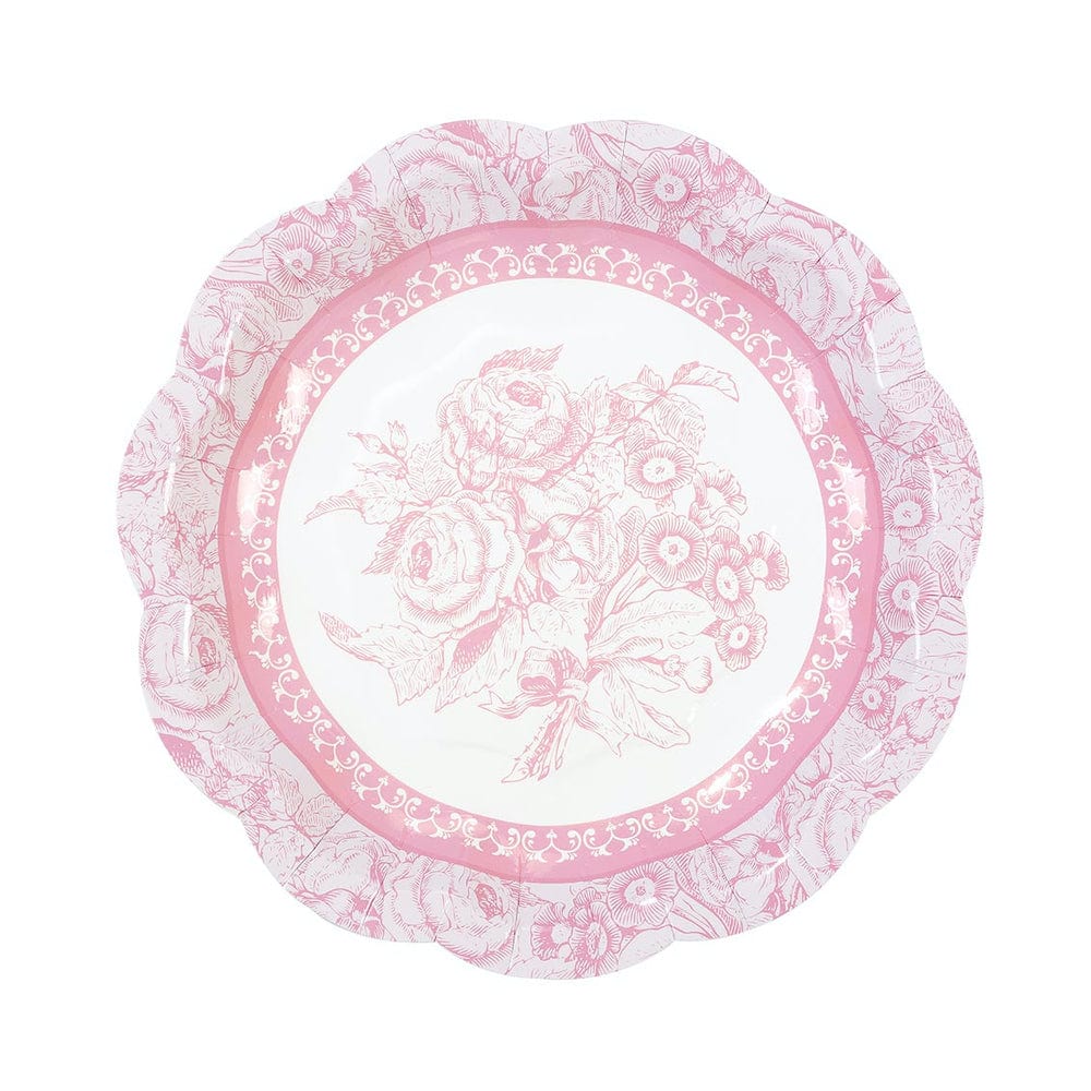 Truly Scrumptious Floral Paper Plates Talking Tables &Keep
